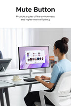 Ultra-Slim 2.4G Wireless 104-Key Full-Size Keyboard