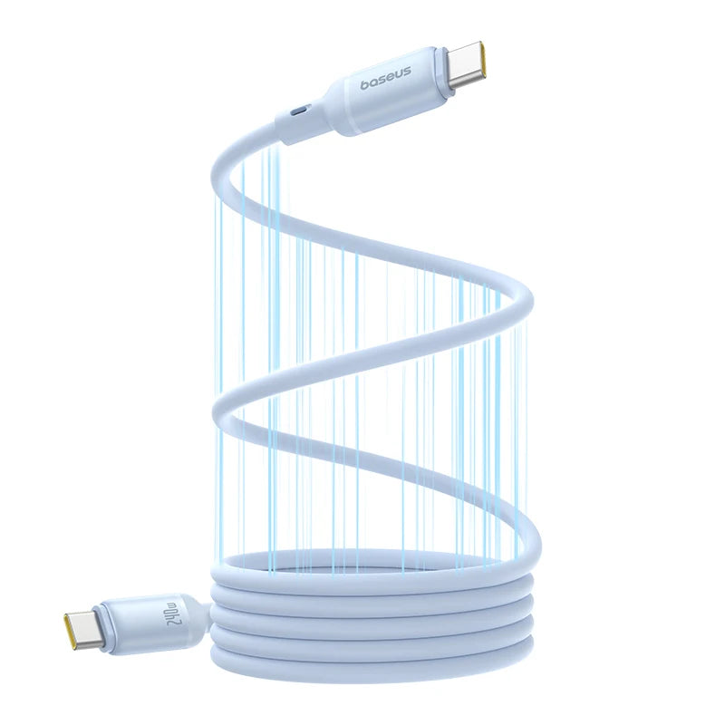 240W Magnetic Fast Charging USB-C Cable for Laptops and Smartphones