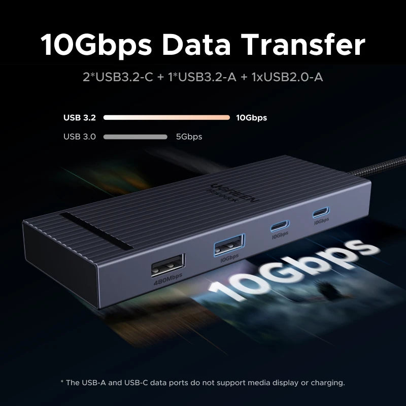 8-in-1 USB-C Hub with 4K 60Hz HDMI and 100W PD Charging - 3