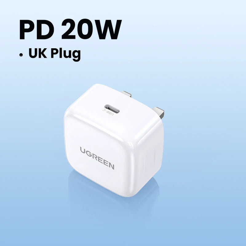 20W USB-C PD Fast Wall Charger for Smartphones and Tablets - 21