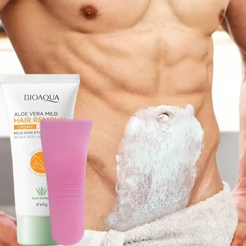 Painless Aloe Vera Hair Removal Cream for Full Body - 2