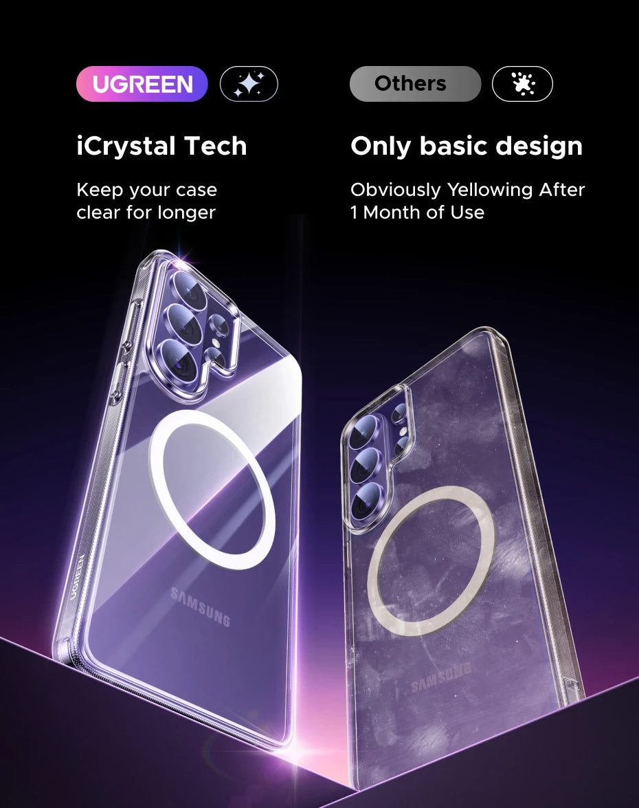 Magnetic Clear Case for Samsung Galaxy S26 Ultra