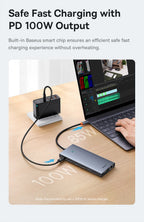 13-in-1 USB-C Hub with 4K Quadruple Display and 100W PD Charging