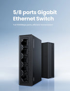 5-Port Gigabit Ethernet Network Switch 1000Mbps