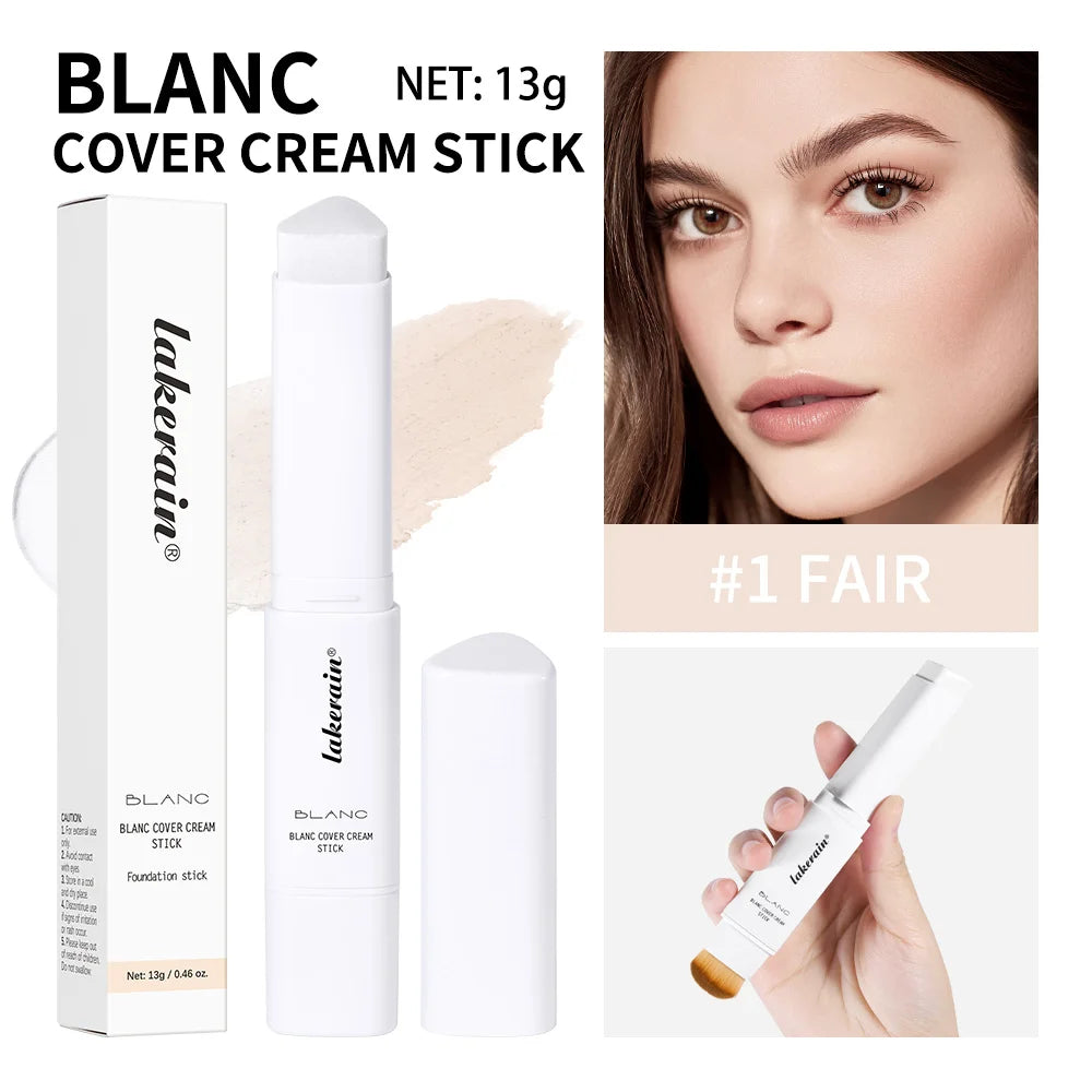 Full Coverage Cream Foundation Stick with Detachable Brush - 23