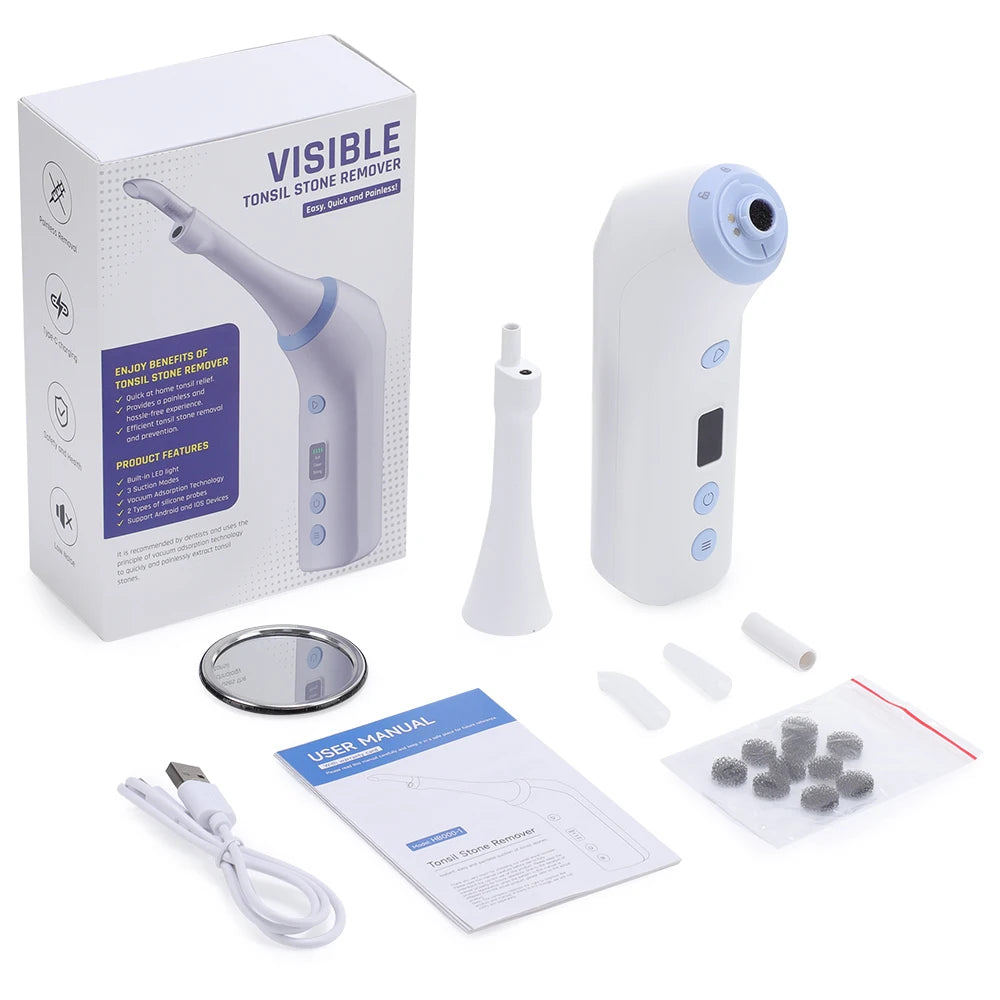 HD Camera Tonsil Stone Removal Vacuum Tool