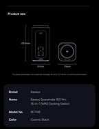 15-in-1 USB-C Docking Station with 25W Wireless Charger