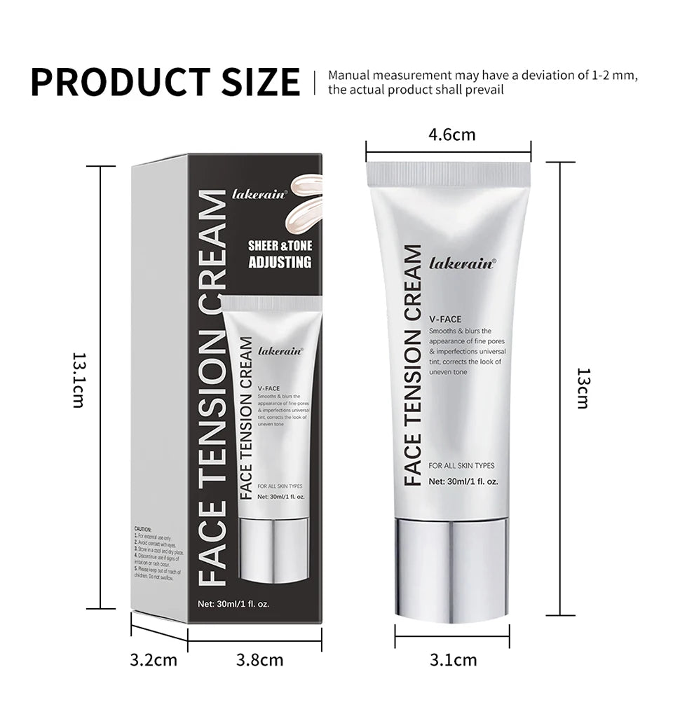 Instant Face Tension Tightening and Pore Blurring Cream
