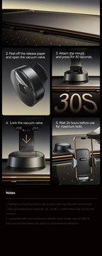 Adjustable Suction Cup Car Phone Holder for Dashboard and Windshield