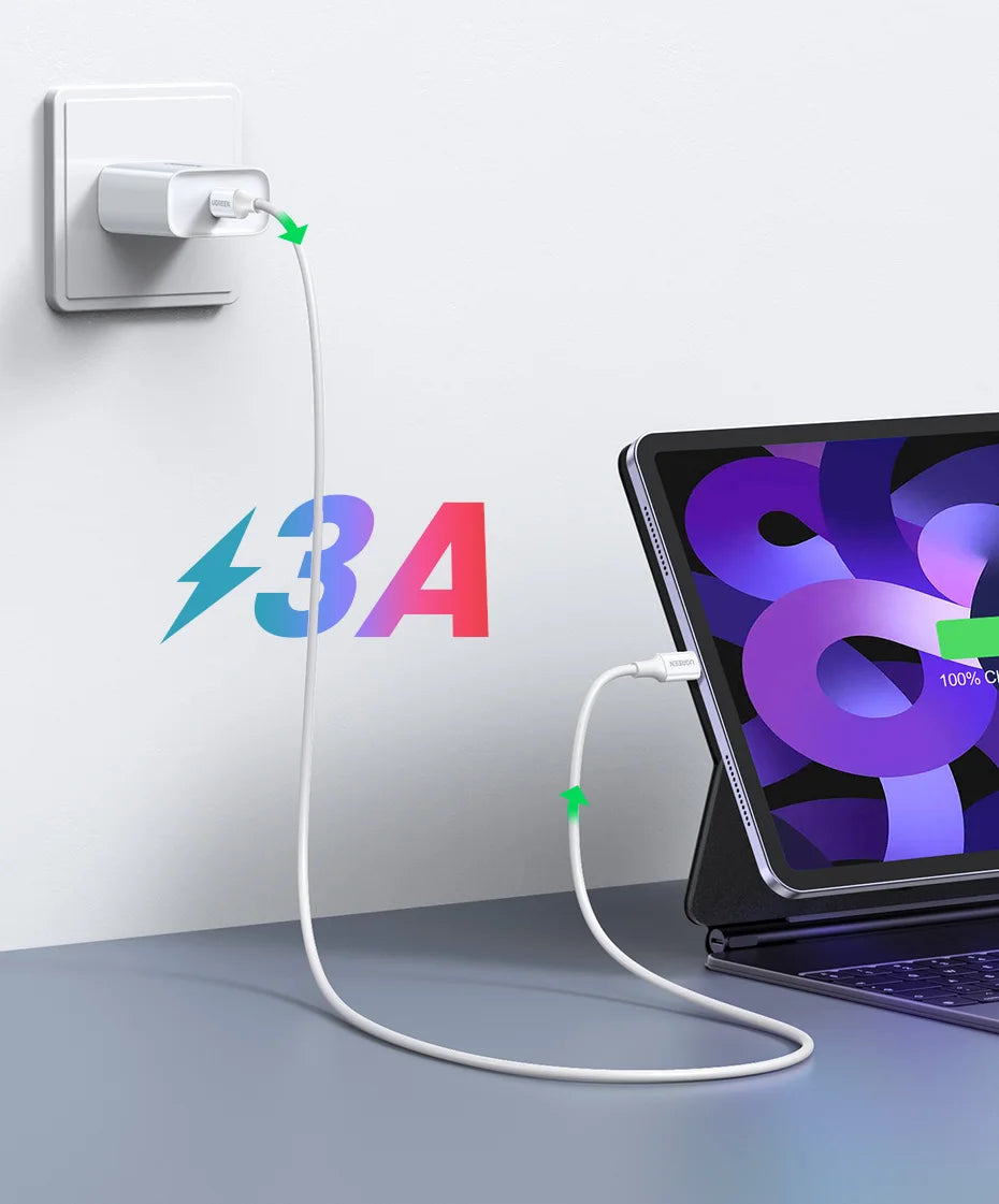USB-C to Lightning PD 20W Fast Charging Cable - 13