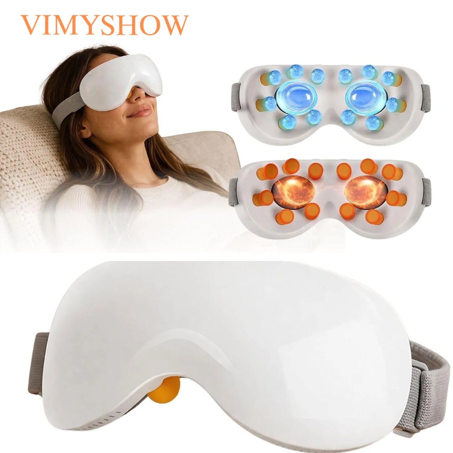Smart Eye Massager with Cooling and Vibration for Eye Strain - 7