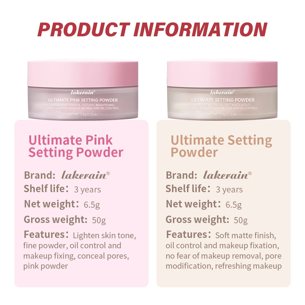 Matte Finish Oil-Control Loose Setting Powder - 3