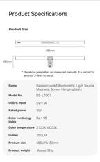 Magnetic Computer Screen Light for Monitor Desk Reading