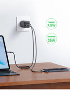 35W GaN Dual Port USB-C Fast Wall Charger