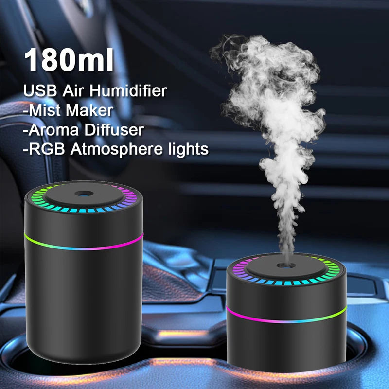 Portable Mini USB Air Humidifier and Essential Oil Diffuser - 7