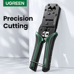 Multifunctional Ethernet Cable Crimper for RJ45 and RJ12 Connectors