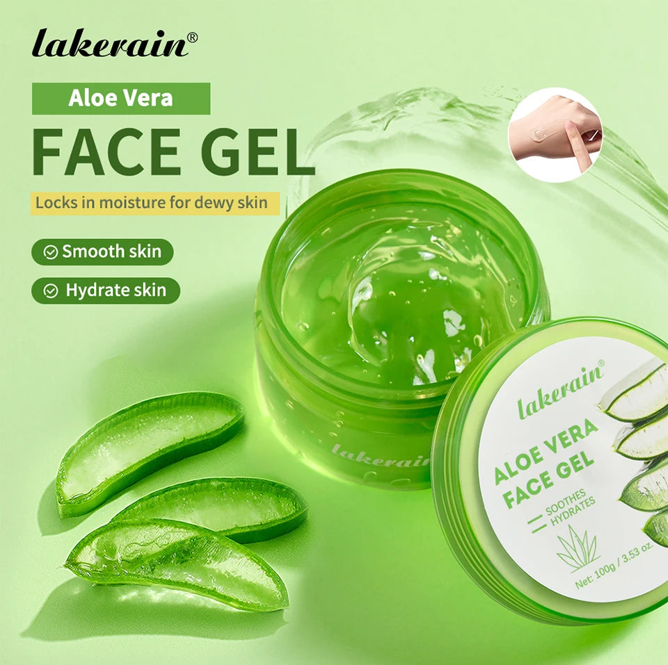 Soothing Aloe Vera Moisturizing Gel for Face and Skin - 7