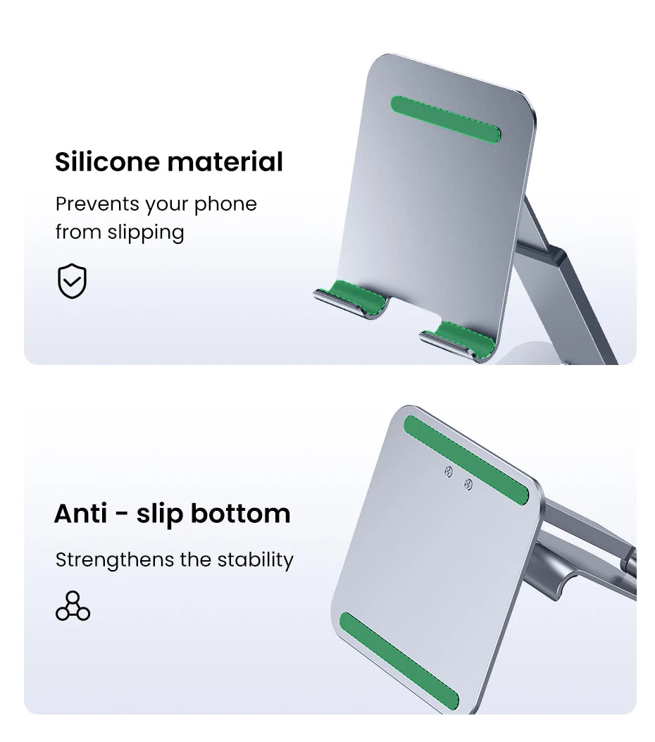 Adjustable Aluminum Desktop Tablet and Phone Stand