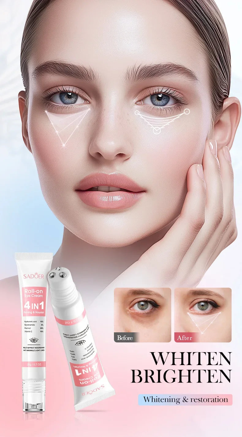 Anti-Wrinkle Retinol Eye Cream for Dark Circles and Puffiness