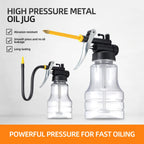 250ml Manual Pump Oiler Bottle High Pressure Lubrication Spray Can