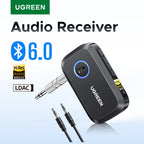 Bluetooth 5.4 Car Audio Receiver with 3.5mm AUX Adapter