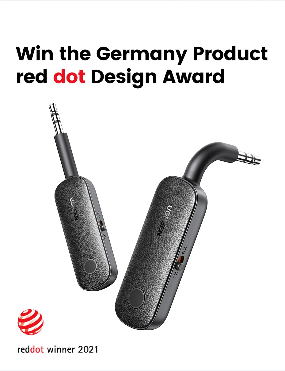 2-in-1 Bluetooth 5.0 Transmitter and Receiver Adapter