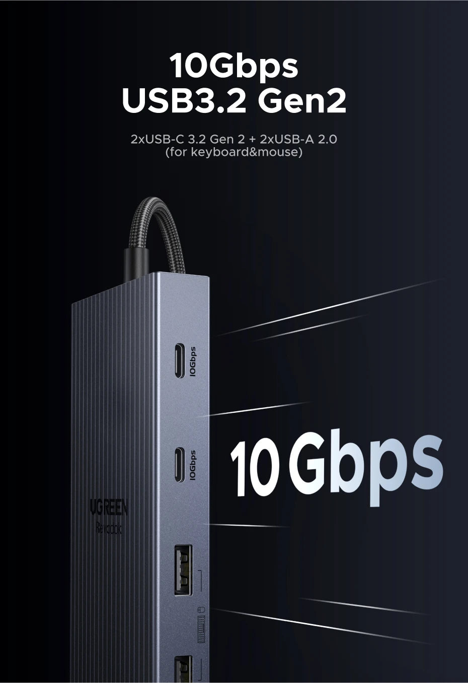 12-in-1 USB-C Triple Display Docking Station 4K 120Hz - 26