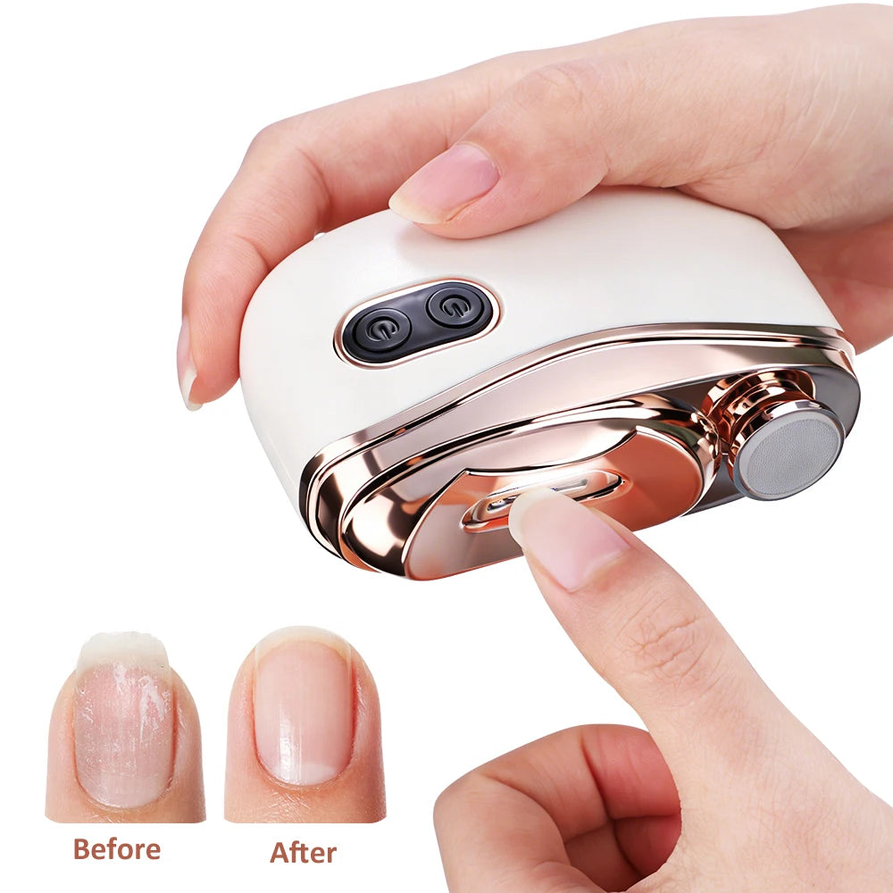 Automatic Electric Nail Clipper with LED Light