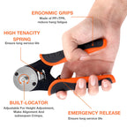 4-Way Indent Crimping Tool for 14-18AWG Deutsch Solid Contacts