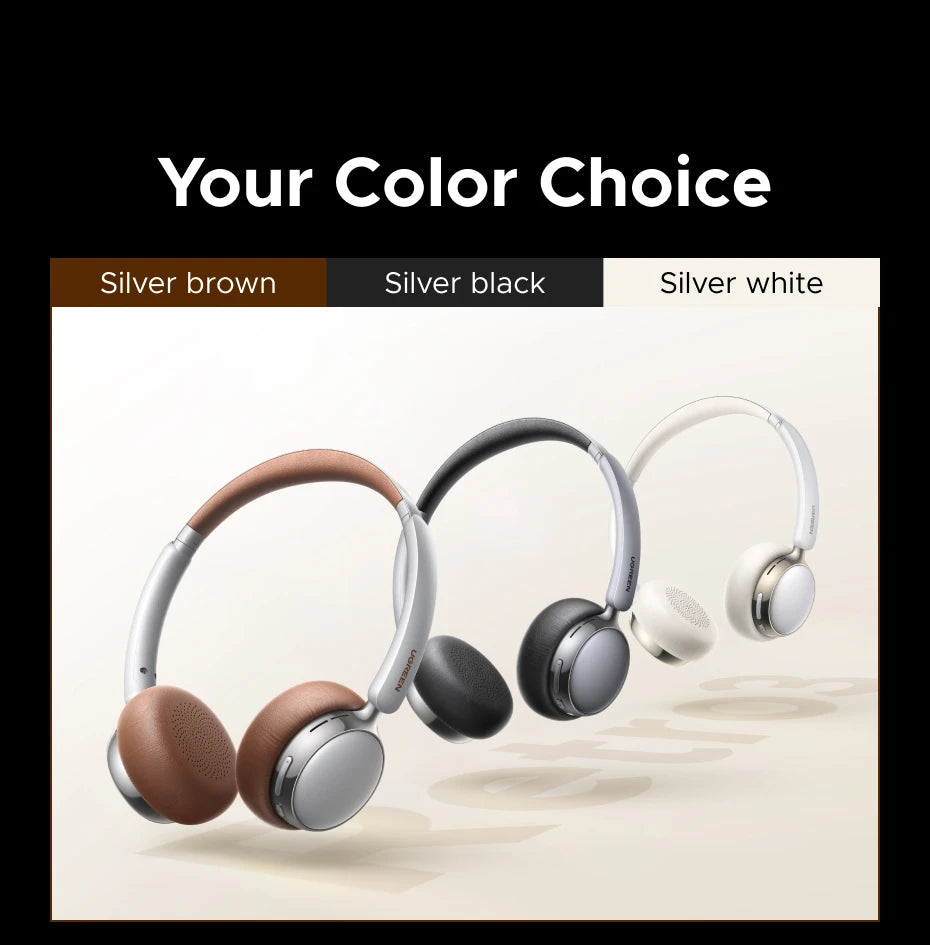 Active Noise Cancelling Wireless Bluetooth Over-Ear Headphones - 20