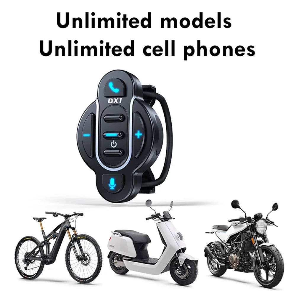 Wireless Motorcycle Handlebar Bluetooth Media Remote Controller