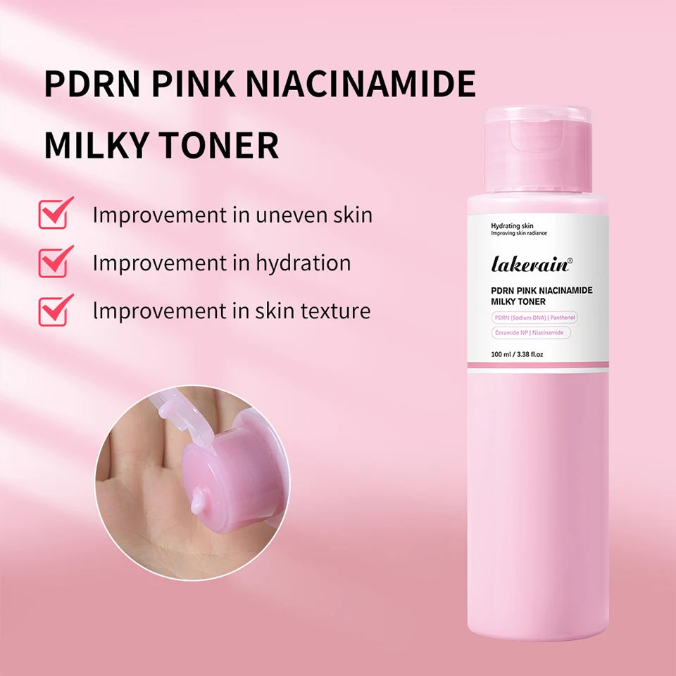 PDRN Niacinamide Milky Toner for Deep Hydration and Glow