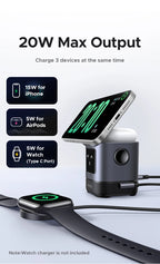 2-in-1 Qi2 15W Magnetic Wireless Charging Stand