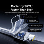 100W USB-A to USB-C Fast Charging Data Cable