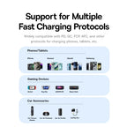 30W Dual Port Fast Car Charger USB and Type-C
