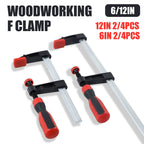 Heavy-Duty Woodworking F-Clamp Bar Clip