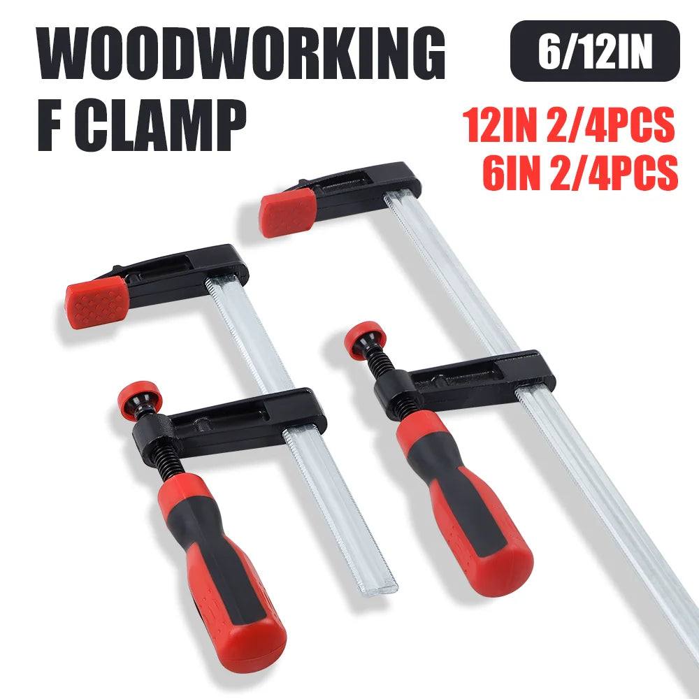 Heavy-Duty Woodworking F-Clamp Bar Clip