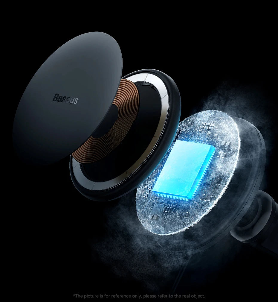Magnetic Wireless Car Charger and Phone Mount 15W