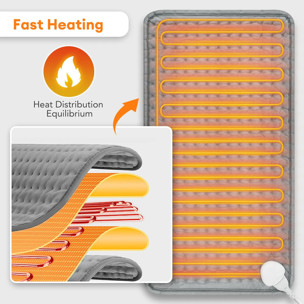 Electric Heating Pad for Pain Relief and Muscle Relaxation - 7