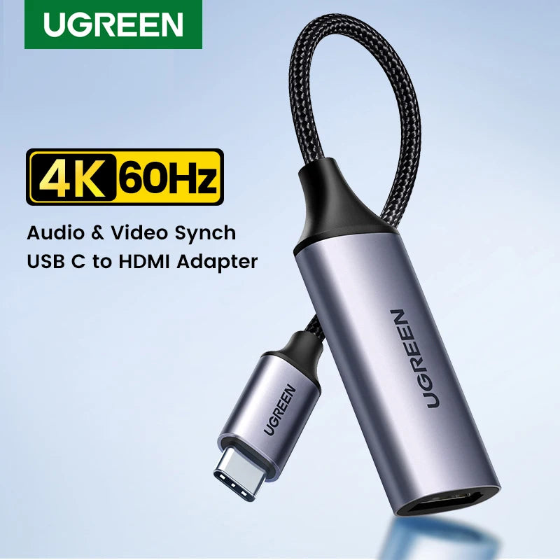 4K 60Hz USB-C to HDMI Adapter for Laptops and Smartphones