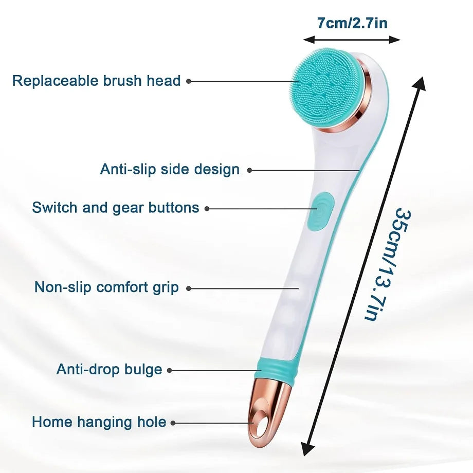 Electric Rotating Body Scrubber and Back Exfoliator - 5