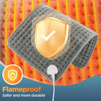 Electric Heating Pad with 10 Temperature Levels for Pain Relief
