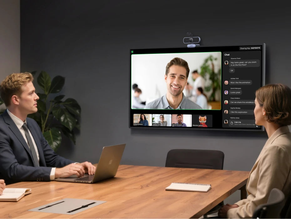 4K Ultra HD Webcam with Dual Microphone for Streaming and Video Calls