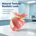Realistic Temporary Denture Set for a Confident Smile