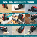 Cordless Oscillating Multi-Tool for Woodworking and Home DIY