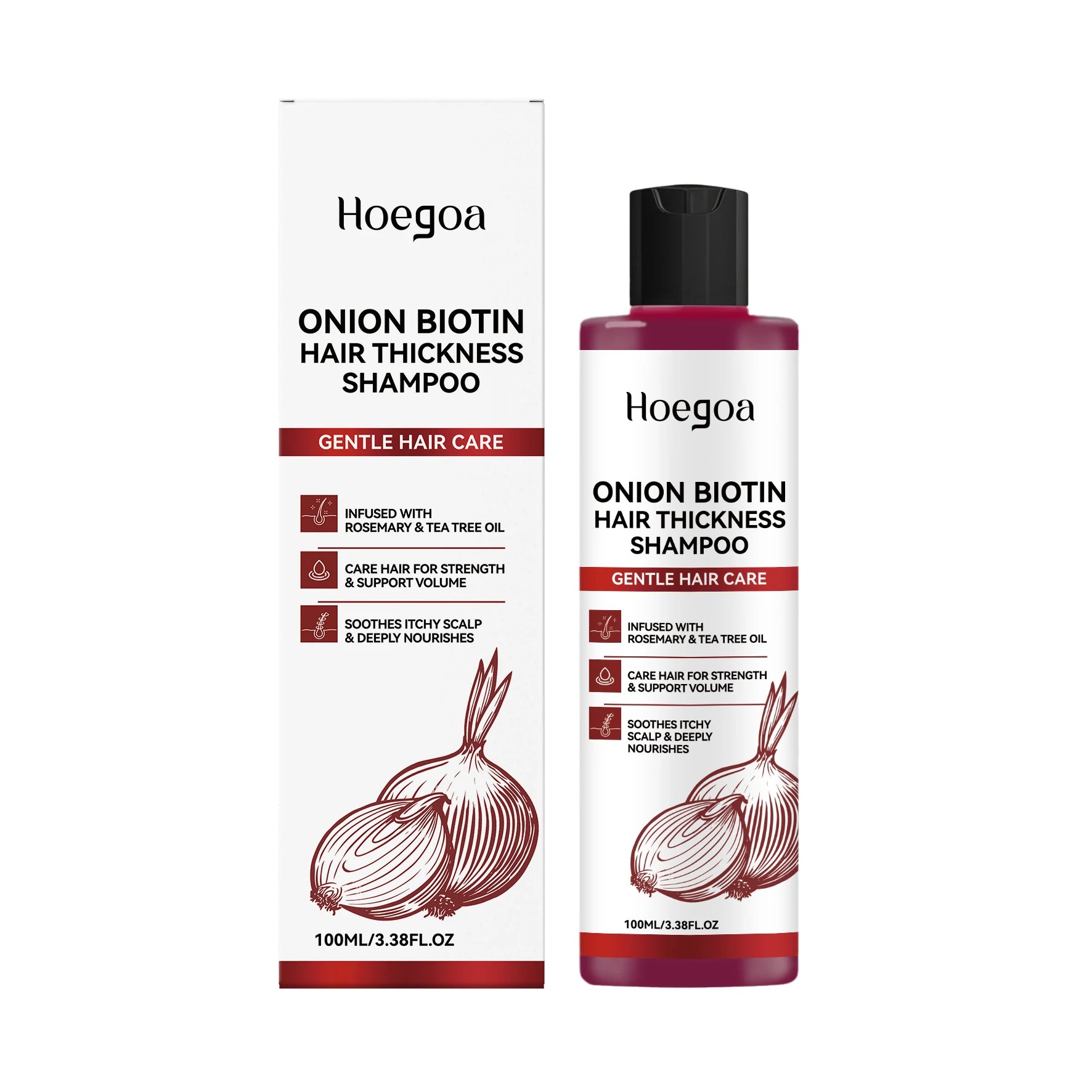 Onion Biotin Volumizing Shampoo for Hair Growth - 20