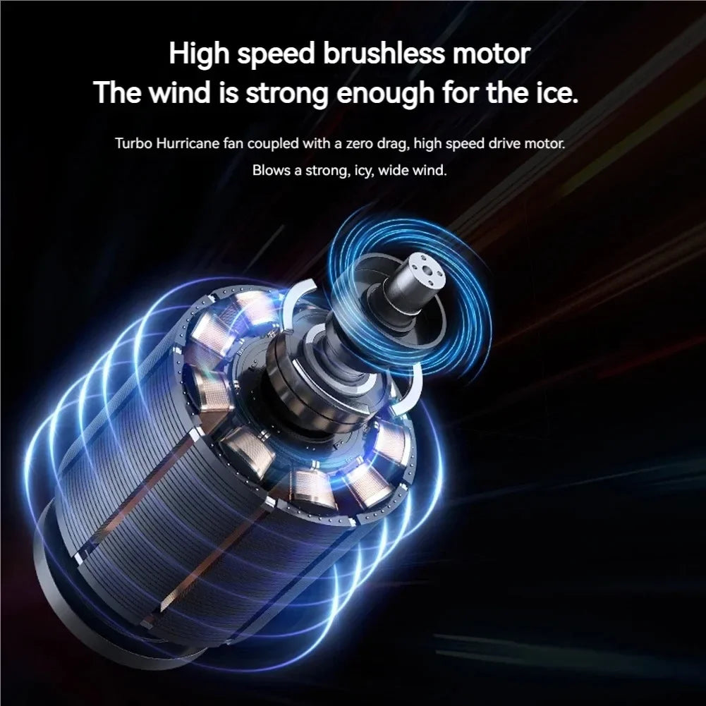 3 Speed Rechargeable Car Seat Cooling Fan with 3000mAh Battery