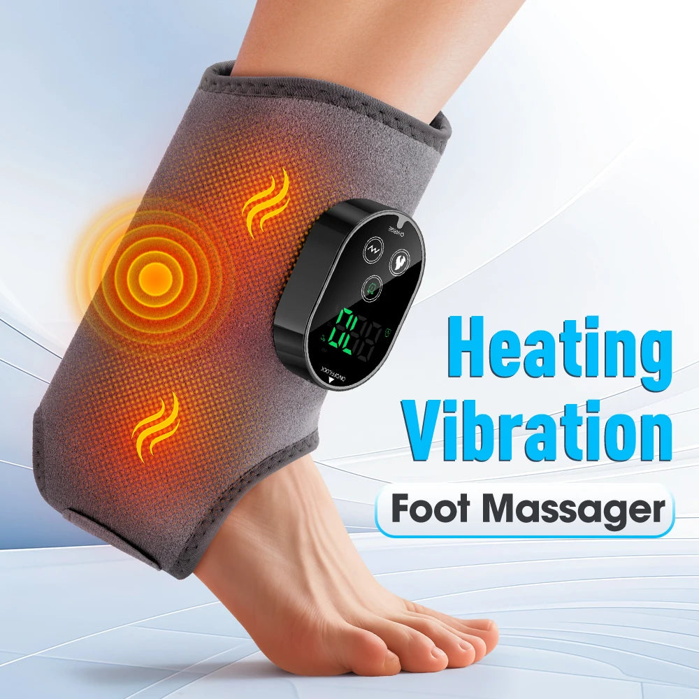 Heated Vibration Massager for Ankle, Calf, and Foot - 1