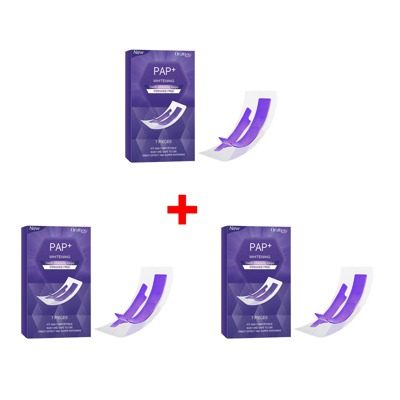 Gentle Peroxide-Free Teeth Whitening Strips - 14