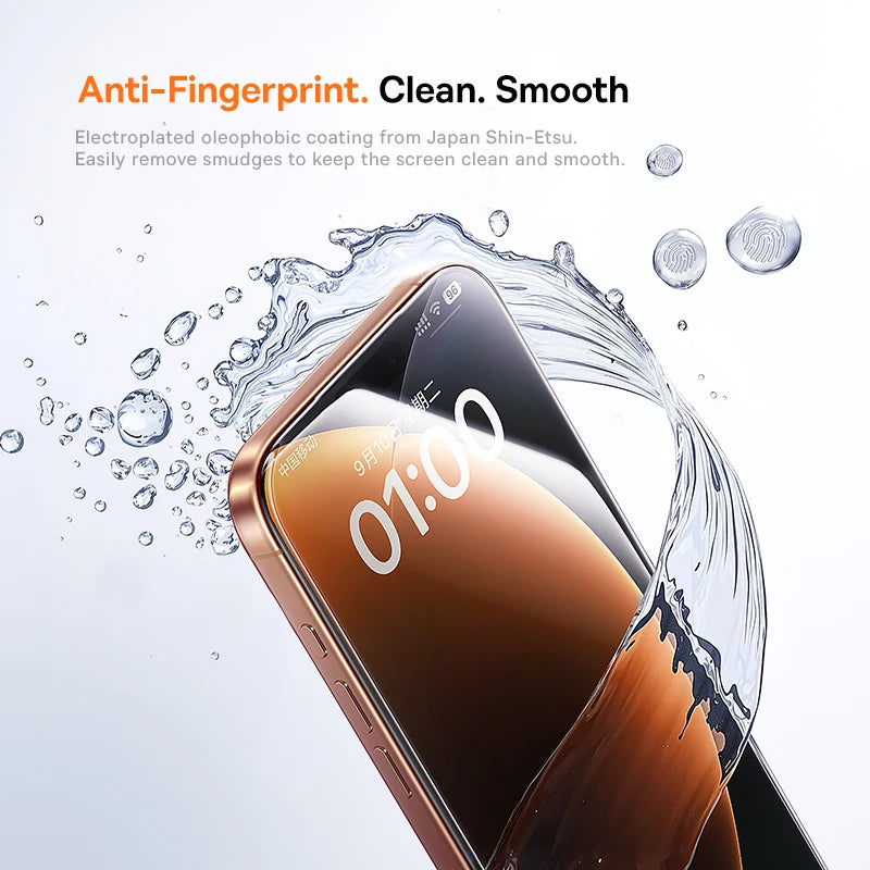 Tempered Glass Screen Protector with Auto-Installation Kit for iPhone